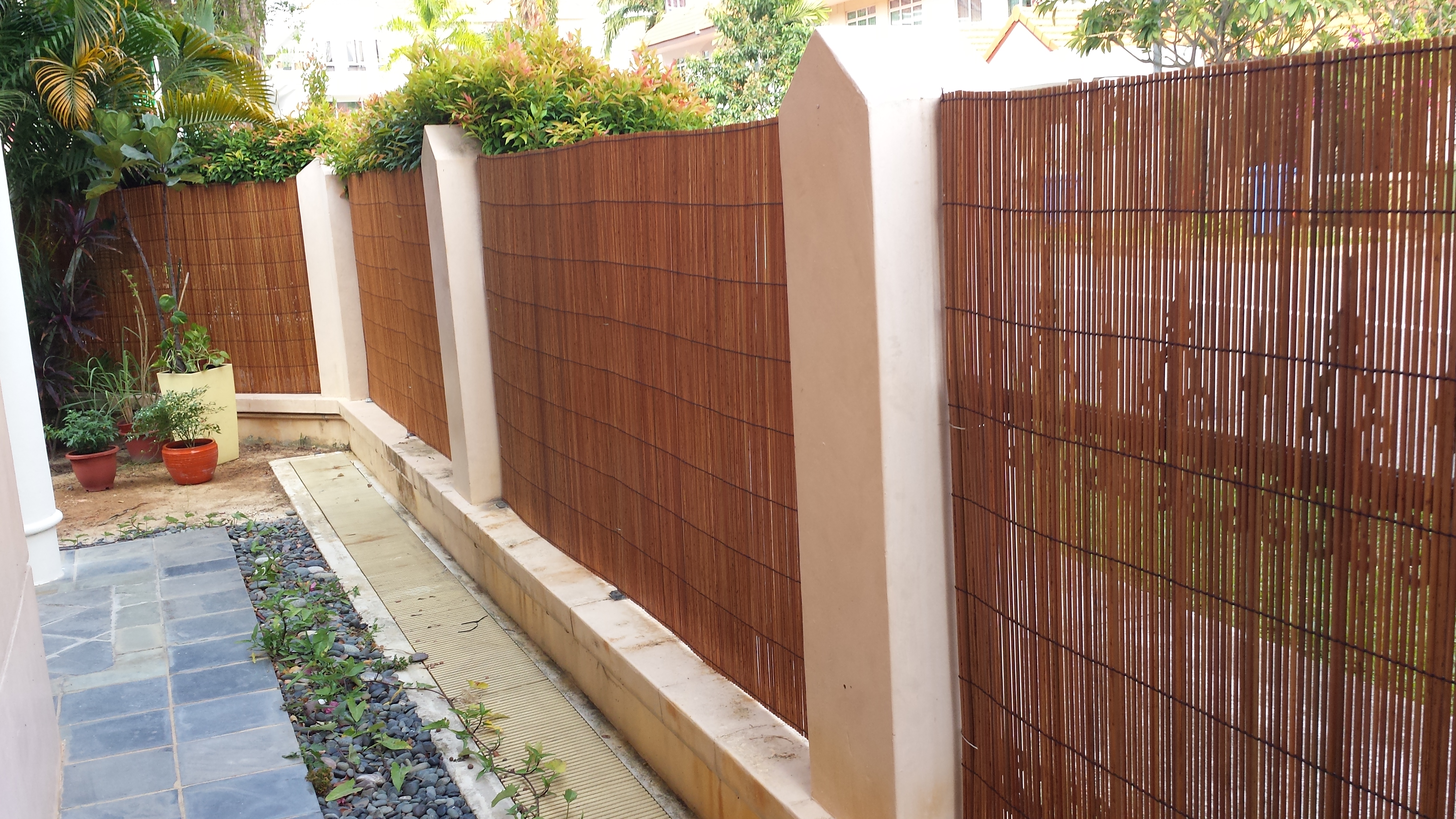 Bamboo Blind Fencing