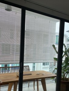 Single Colour Bamboo Blinds