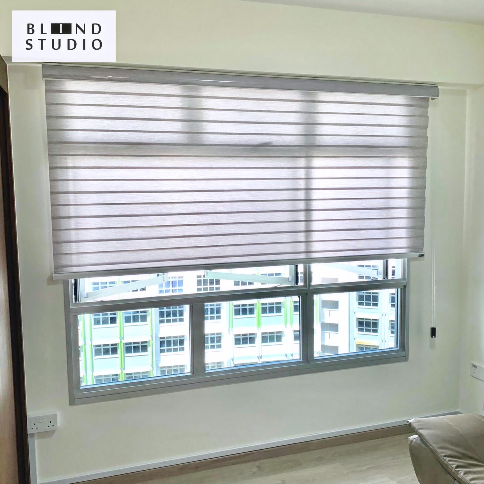 White Korean Blinds for HDB BTO flat