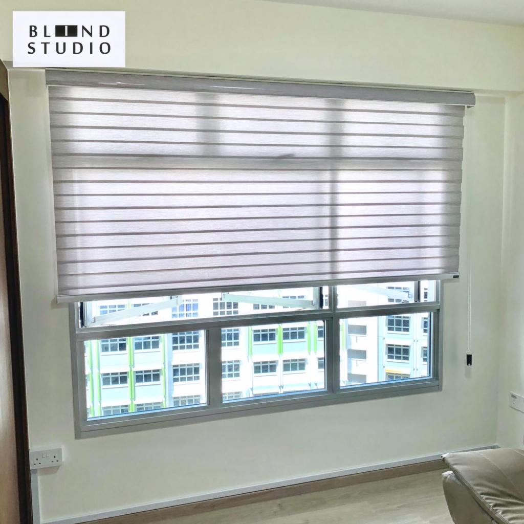 White Korean Blinds for HDB BTO flat