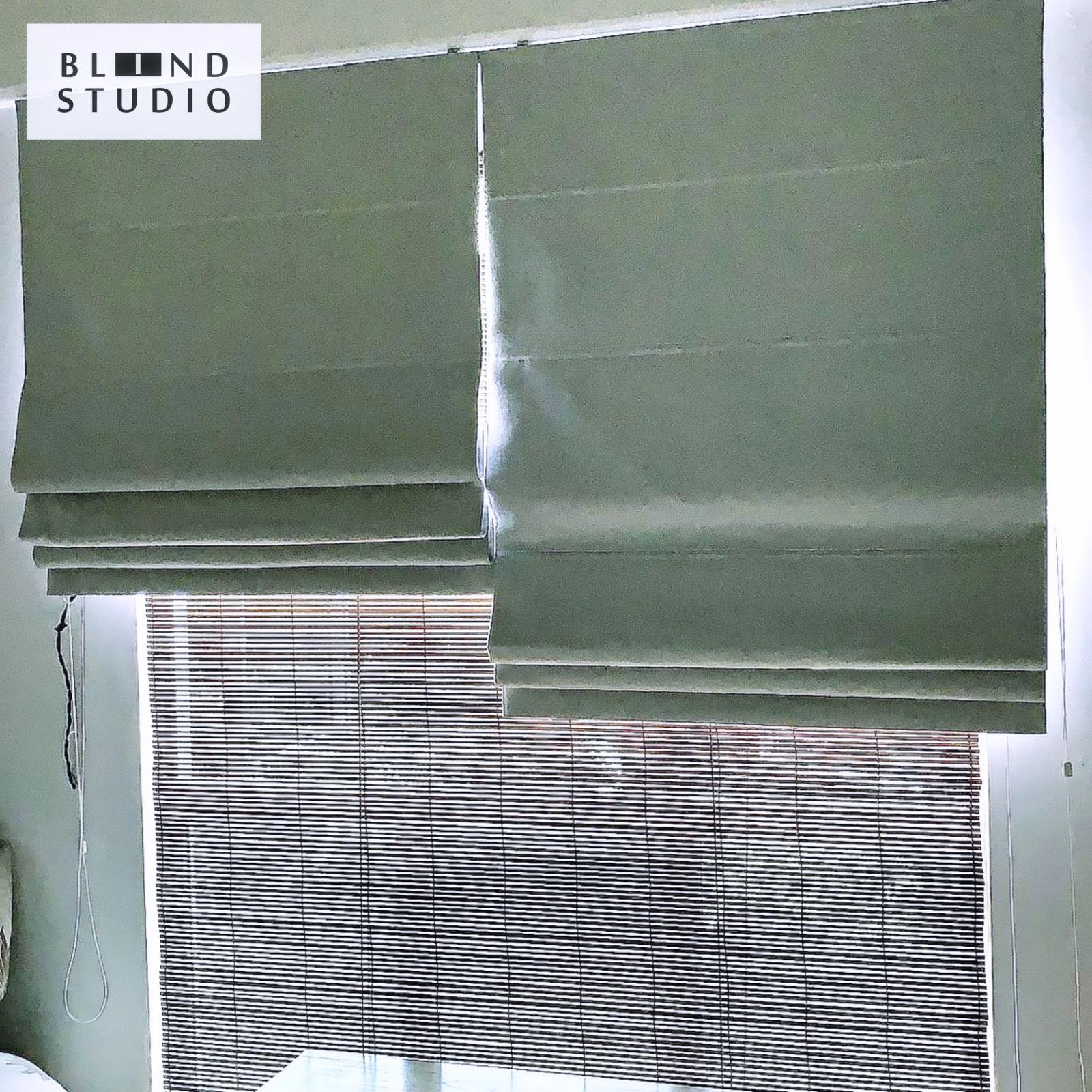 Roman Blinds and Bamboo Blinds