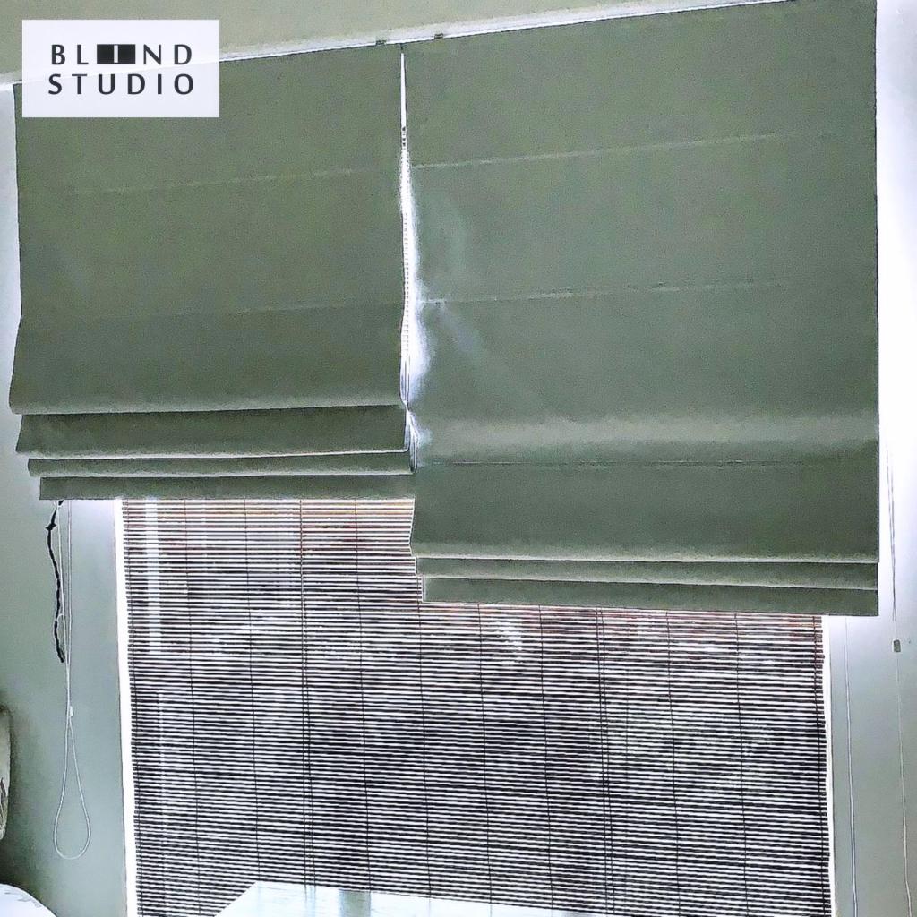 Roman Blinds and Bamboo Blinds